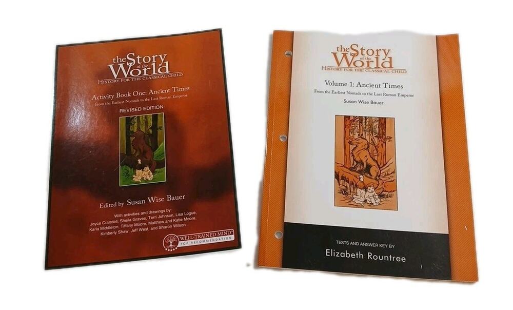 Classical Conversations Lot 2 Story Of The World Vol 1 Activitie Book Test Book